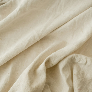 Crumpled linen sheets