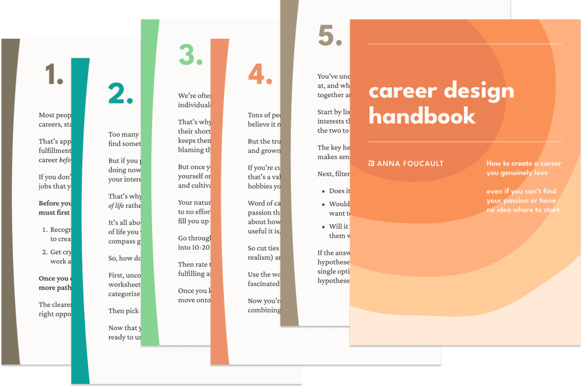 Sample of the career design handbook