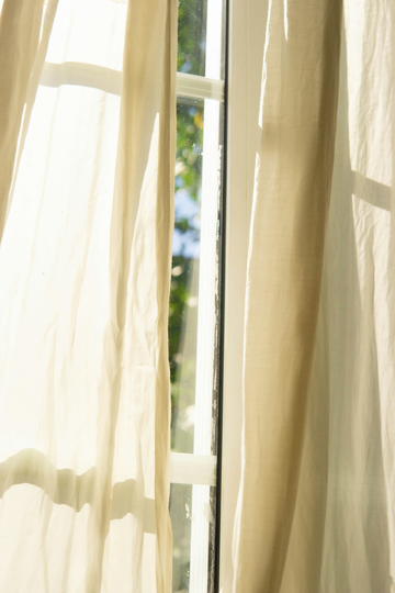 Sunlit curtains