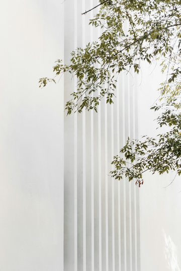 Facade of a white building